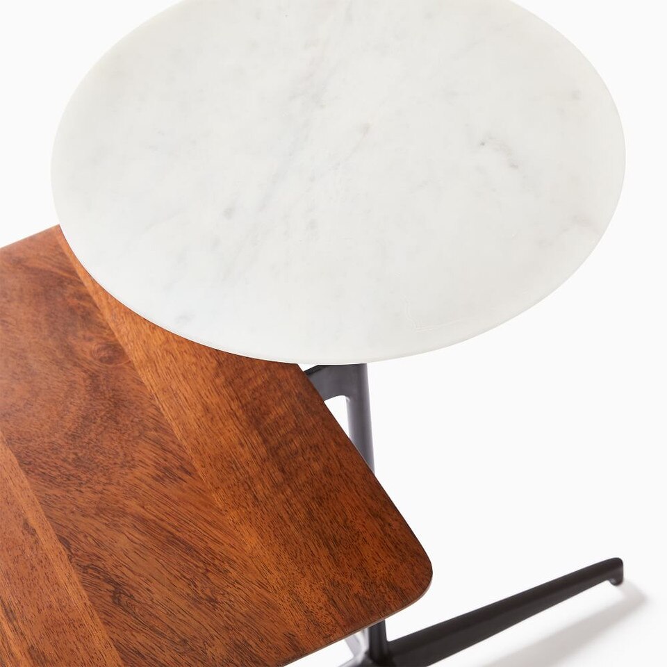 Mid-Century Modern Tiered Drink Table | West Elm UK